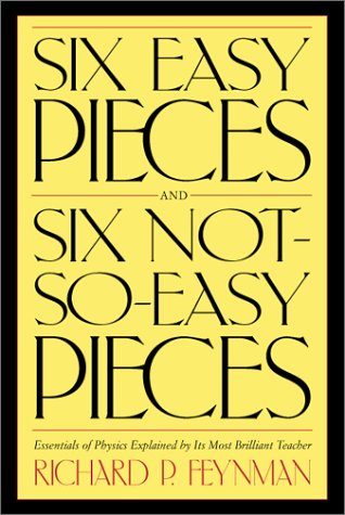 Book cover for Six Easy Pieces and Six Not-So-Easy Pieces