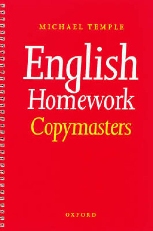 Cover of English Homework Copymasters