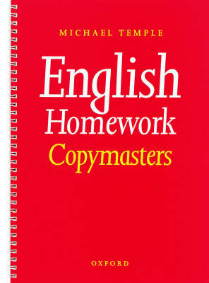 Book cover for English Homework Copymasters