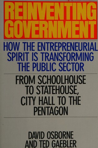 Cover of Reinventing Government