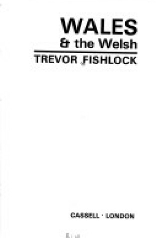 Cover of Wales and the Welsh