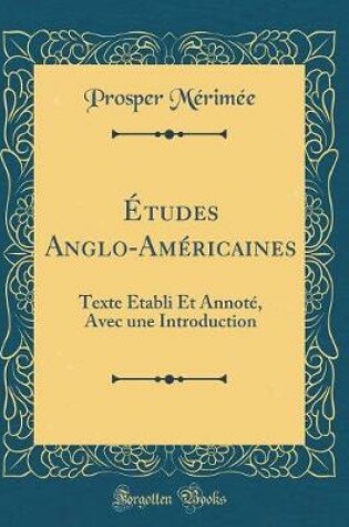 Cover of Études Anglo-Américaines