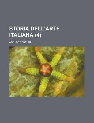 Book cover for Storia Dell'arte Italiana (4 )