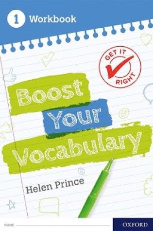 Cover of Get It Right: Boost Your Vocabulary Workbook 1 (Pack of 15)