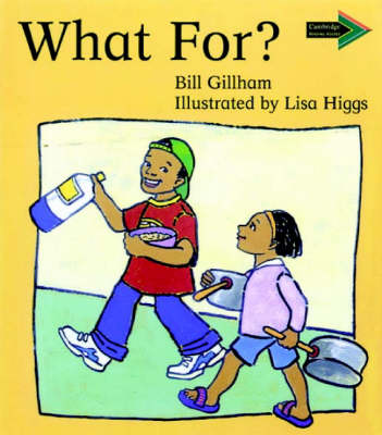 Book cover for What For? South African edition