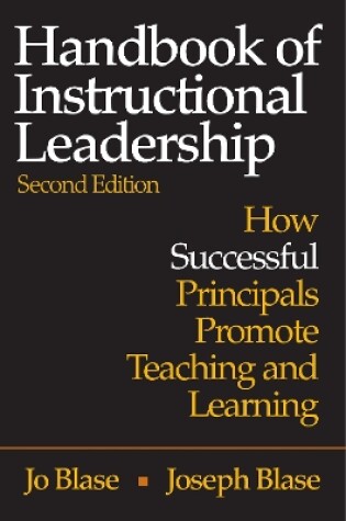 Cover of Handbook of Instructional Leadership