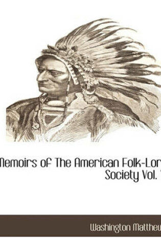 Cover of Memoirs of the American Folk-Lore Society Vol. V.