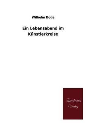 Book cover for Ein Lebensabend Im K Nstlerkreise