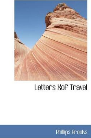 Cover of Letters Xof Travel