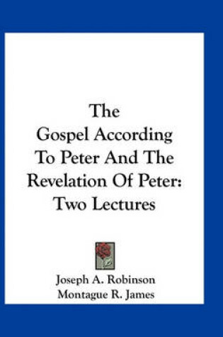 Cover of The Gospel According to Peter and the Revelation of Peter