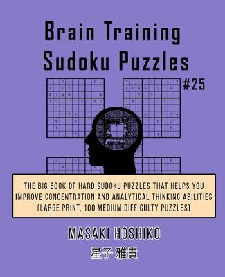 Book cover for Brain Training Sudoku Puzzles #25