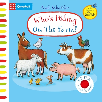 Book cover for Who's Hiding On The Farm?