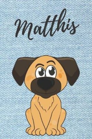 Cover of Matthis Hunde-Notizbuch / Malbuch / Tagebuch