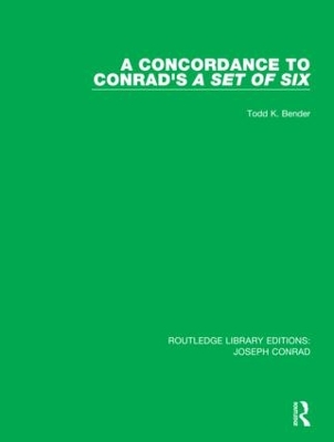 Book cover for A Concordance to Conrad's A Set of Six