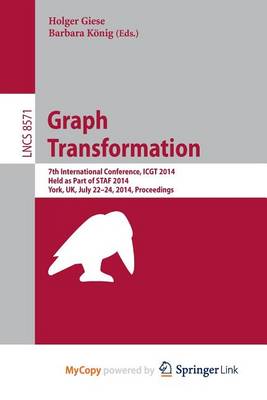 Book cover for Graph Transformation