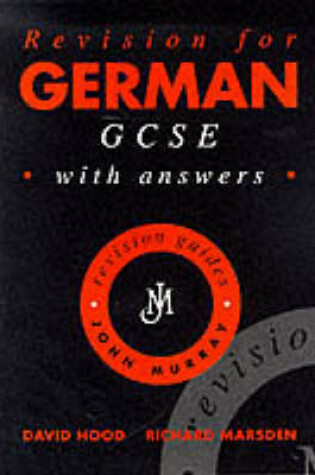 Cover of Revision for German GCSE