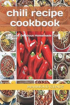 Book cover for chili recipe cookbook