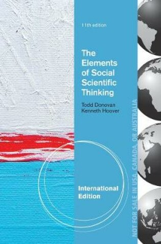 Cover of The Elements of Social Scientific Thinking, International Edition