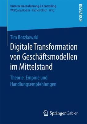 Book cover for Digitale Transformation von Geschäftsmodellen im Mittelstand