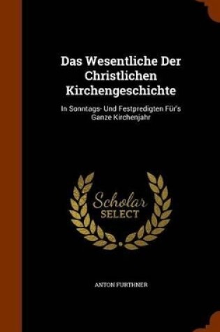 Cover of Das Wesentliche Der Christlichen Kirchengeschichte