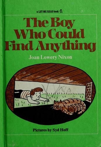 Book cover for The Boy Who Could Find Anything