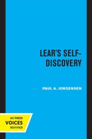 Cover of Lear's Self-Discovery