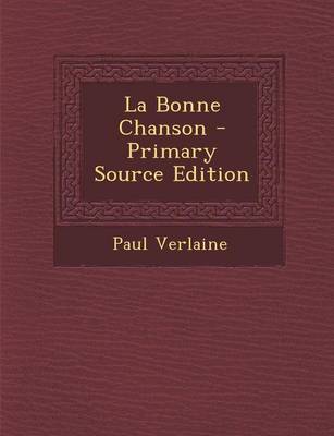 Book cover for La Bonne Chanson