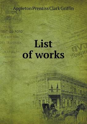 Book cover for List of works