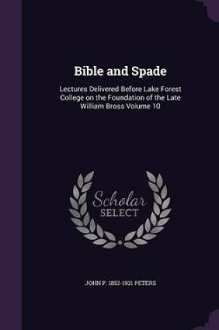 Cover of Bible and Spade