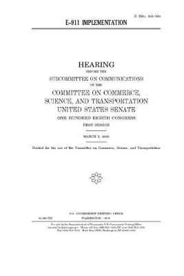 Book cover for E-911 implementation