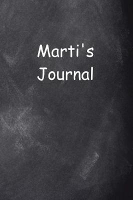 Cover of Marti Personalized Name Journal Custom Name Gift Idea Marti