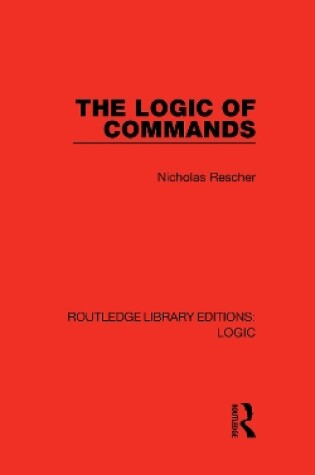 Cover of The Logic of Commands