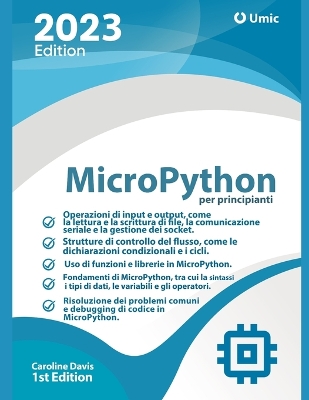 Book cover for MicroPython per principianti