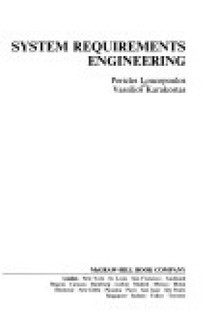 Cover of System Requirements Engineering