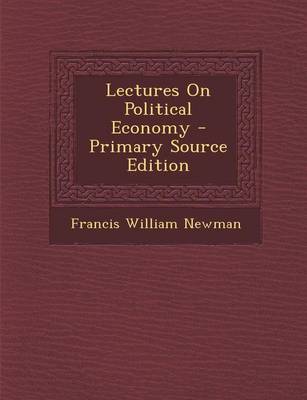 Book cover for Lectures on Political Economy