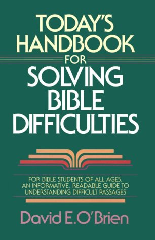 Book cover for Todays Handbook Solving Bible Diff