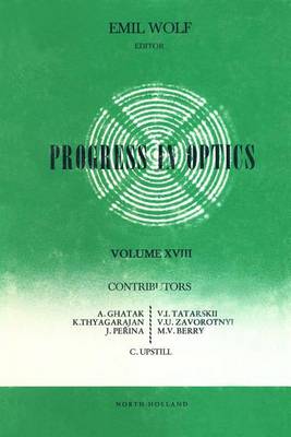 Cover of Progress in Optics Volume 18