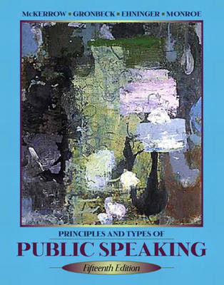 Book cover for Principles and Types of Public Speaking