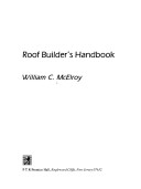 Cover of Roof Builders Handbook