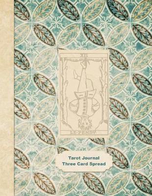 Cover of Tarot Journal Three Card Spread - Cream XII