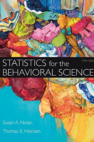 Cover of Loose-Leaf Version for Statistics for the Behavioral Sciences