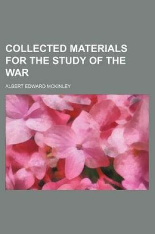 Cover of Collected Materials for the Study of the War