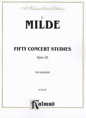 Cover of Fifty Concert Studies, Op. 26