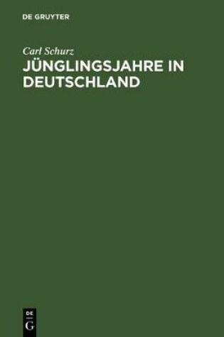 Cover of Junglingsjahre in Deutschland