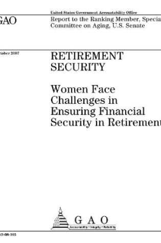 Cover of Retirement Security