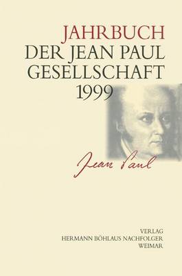 Book cover for Jahrbuch Der Jean-Paul-Gesellschaft