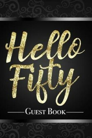 Cover of Hello Fifty Guest Book
