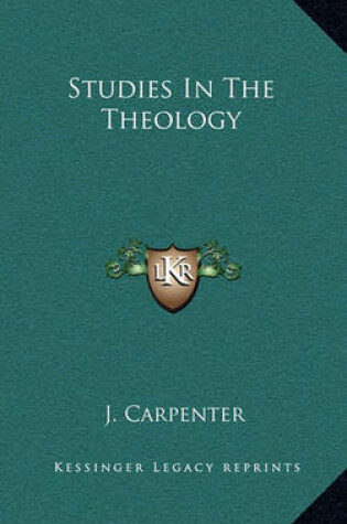 Cover of Studies in the Theology