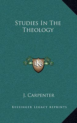 Book cover for Studies in the Theology