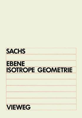 Book cover for Ebene Isotrope Geometrie